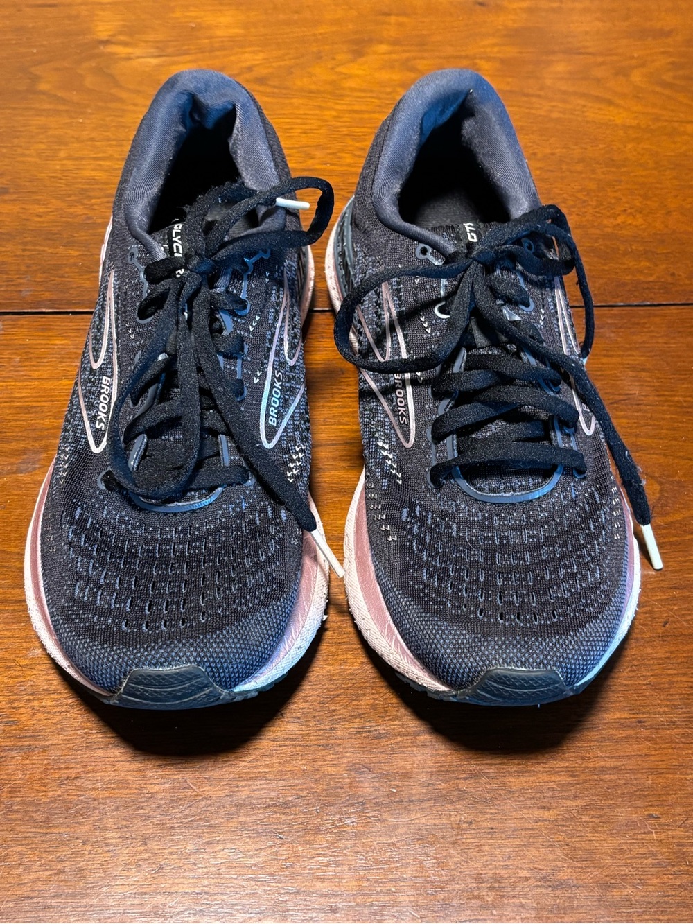 Brooks Women’s Glycerin 19 Running Shoes Black/Pink Size 8 M Style 1203441B974